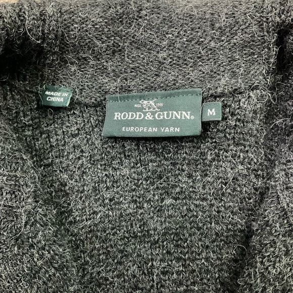 Rodd & Gunn Full Zip Wool Alpaca Sweater Jacket - Picture 4 of 7